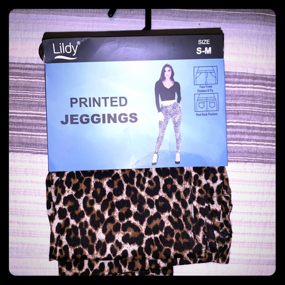 lildy printed jeggings
